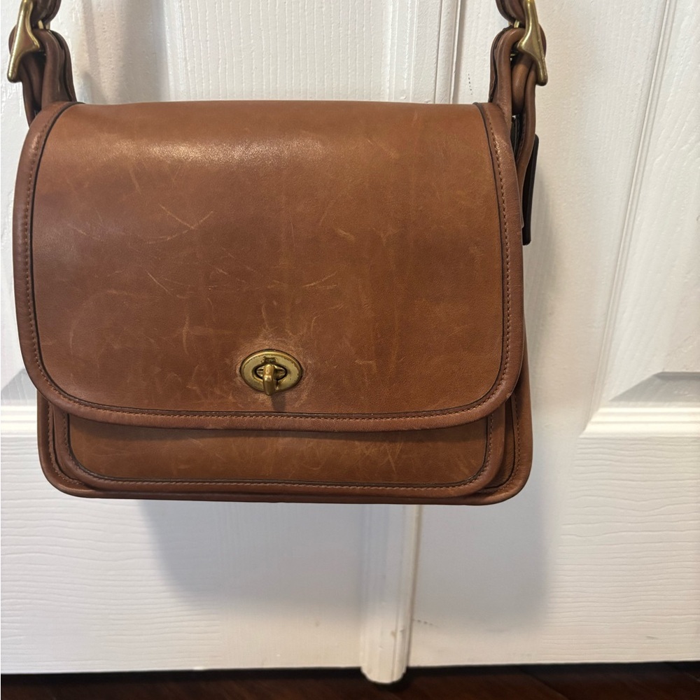 Coach Rambler saddle leather